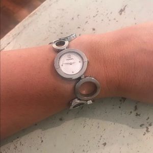 Fossil circles watch